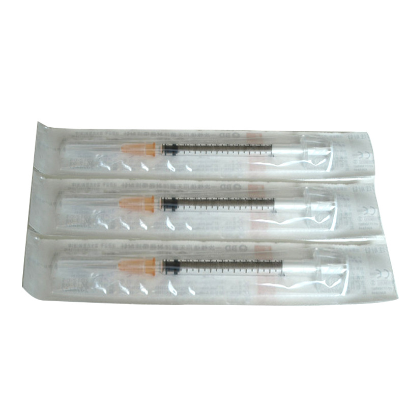 碧迪BD***次性使用無(wú)菌注射器帶針1ML注射器 碧迪BD***次性使用無(wú)菌注射器帶針1ML注射器