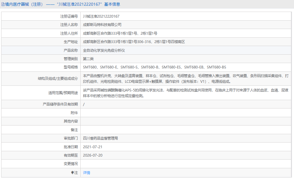 全自動化學發(fā)光免疫分析儀SMT6801.png