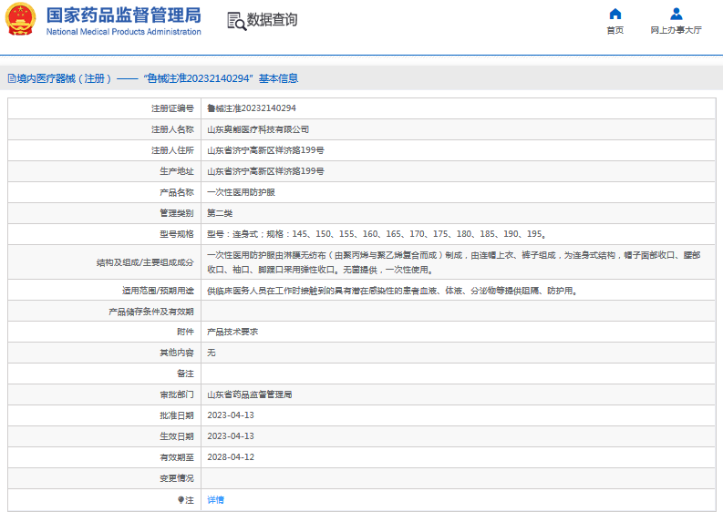 奧能***次性醫(yī)用防護(hù)服連身式145、150、155、1601.png